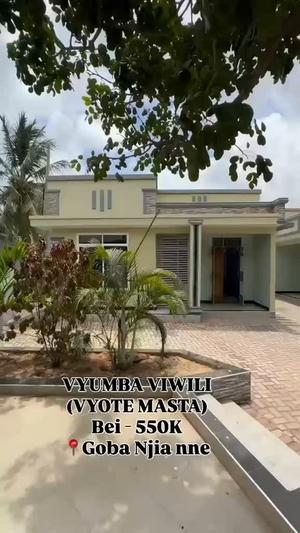 Nyumba ya vyumba viwili inapangishwa Goba Njia Nne, Dar Es Salaam