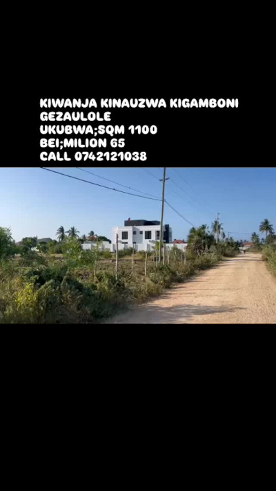 Kiwanja kinauzwa Kigamboni, Dar Es Salaam Kiwanja kinauzwa Kigamboni, Dar Es Salaam