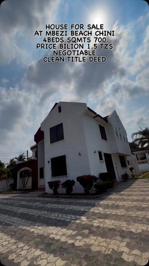Nyumba ya vyumba vinne inauzwa Mbezi Beach, Dar Es Salaam (700 sqm) Nyumba ya vyumba vinne inauzwa Mbezi Beach, Dar Es Salaam (700 sqm)