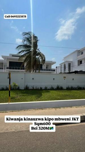 Plot for sale in Mbweni Jkt, Dar Es Salaam sqm 600