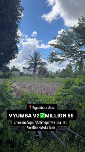 Kiwanja kinauzwa Dar Es Salaam sqm 700 Kiwanja kinauzwa Dar Es Salaam sqm 700