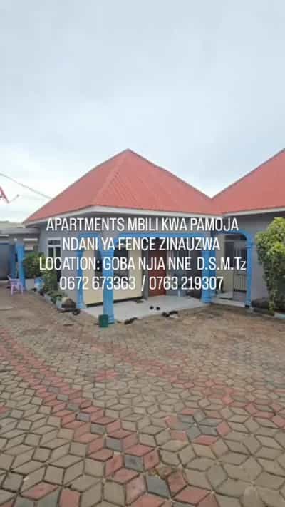 Nyumba inauzwa Goba Njia Nne, Dar Es Salaam (500 sqm)