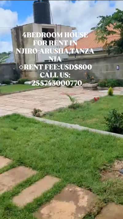 Nyumba ya vyumba vinne inapangishwa Njiro, Arusha