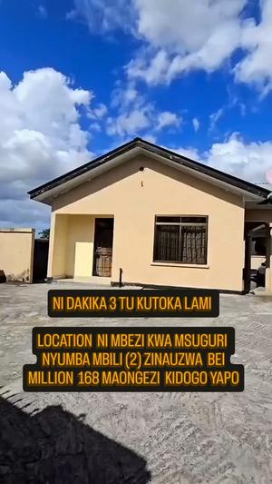 Apartment ya vyumba viwili inauzwa Mbezi Kwa Msuguli, Dar Es Salaam (500 sqm)