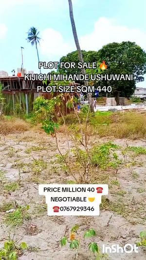 Residential Plot for Sale in Kijichi Mihande Ushwani, Dar Es Salaam (440 sqm)