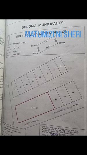 Residential Plot for Sale in SGR Station Chidachi, Dodoma (2661 sqm) Residential Plot for Sale in SGR Station Chidachi, Dodoma (2661 sqm)