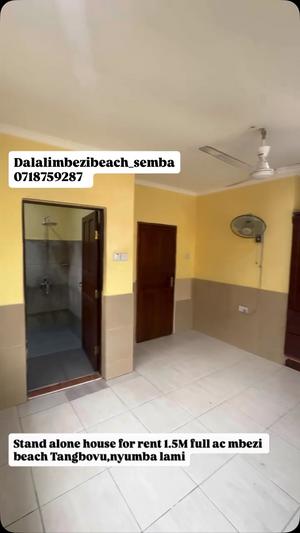 Nyumba ya vyumba vinne inapangishwa Mbezi Beach Tangovu, Dar Es Salaam