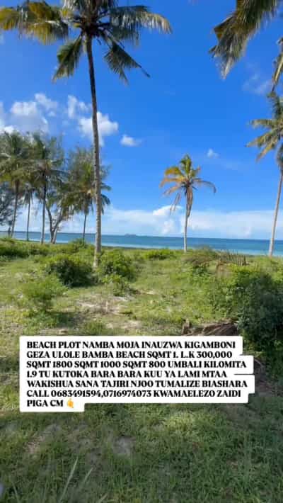 Kiwanja kinauzwa Kigamboni Geza Ulole Bamba Beach, Dar Es Salaam (1000 sqm)
