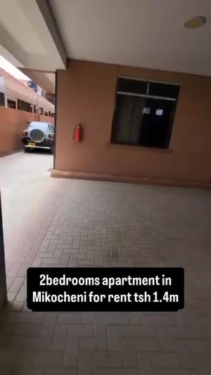Apartment ya vyumba viwili inapangishwa Mikocheni, Dar Es Salaam