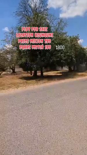 Kiwanja kinauzwa Uzunguni, Tanga (1800 sqm)