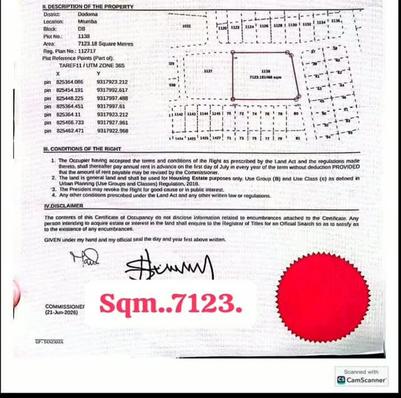 Plot for sale in Mtumba, Dodoma sqm 7123