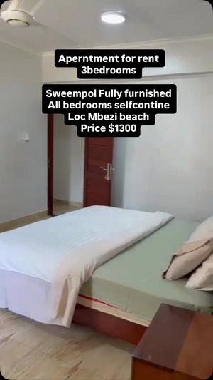 3 Bedrooms Furnished Apartment for Rent in Mbezi Beach, Dar Es Salaam 3 Bedrooms Furnished Apartment for Rent in Mbezi Beach, Dar Es Salaam