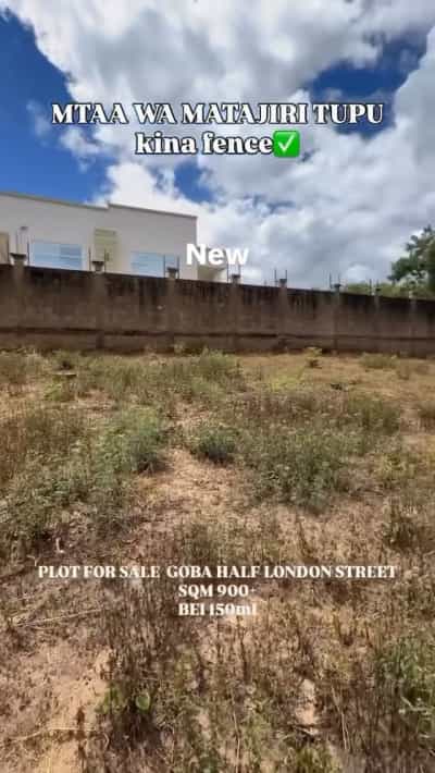 Kiwanja kinauzwa Goba – Half London, Dar Es Salaam (900 sqm)
