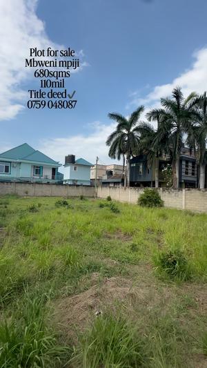 Kiwanja kinauzwa Bunju Mianzini, Dar Es Salaam