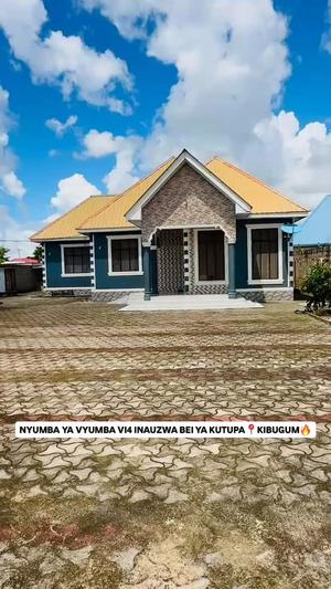 Nyumba ya vyumba vinne inauzwa Kigamboni Mjimwema, Dar Es Salaam (1000 sqm)