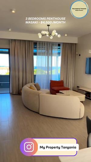 3 Bedrooms Furnished Apartment for Rent in Masaki, Dar Es Salaam