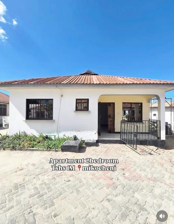 Apartment ya vyumba viwili inapangishwa Mikocheni, Dar Es Salaam