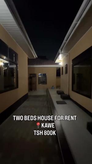 Apartment ya vyumba viwili inapangishwa Kawe, Dar Es Salaam