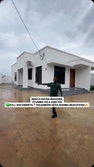 Nyumba ya vyumba vitatu inauzwa Kigamboni Geza Bamba Beach, Dar Es Salaam