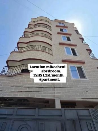 Nyumba ya vyumba vitatu inapangishwa Mikocheni, Dar Es Salaam