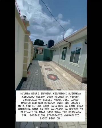 4 Bedrooms House for Sale in Kigamboni Mjimwema Kibugumo, Dar Es Salaam (500 sqm) 4 Bedrooms House for Sale in Kigamboni Mjimwema Kibugumo, Dar Es Salaam (500 sqm)