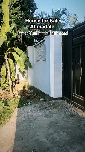 House for sale in Madale Puma Station, Dar Es Salaam