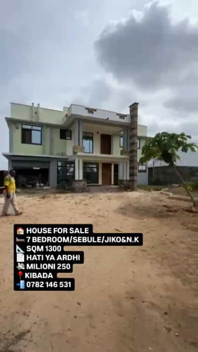 Nyumba ya vyumba 7 inauzwa Kigamboni - Kibada, Dar Es Salaam (1300 sqm) Nyumba ya vyumba 7 inauzwa Kigamboni - Kibada, Dar Es Salaam (1300 sqm)