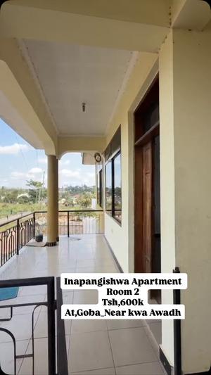 Apartment ya vyumba viwili inapangishwa Goba, Dar Es Salaam Apartment ya vyumba viwili inapangishwa Goba, Dar Es Salaam
