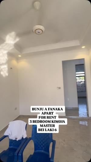 Apartment ya vyumba vitatu inapangishwa Bunju A Fanaka School, Dar Es Salaam