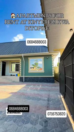 Apartment ya vyumba viwili inapangishwa Tabata Kinyerezi Kwa Ditopile, Dar Es Salaam Apartment ya vyumba viwili inapangishwa Tabata Kinyerezi Kwa Ditopile, Dar Es Salaam