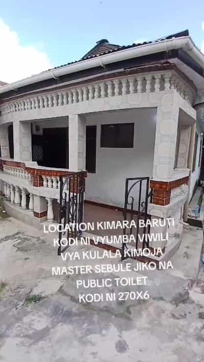 Nyumba ya vyumba viwili inapangishwa KIMARA BARUTI, Dar Es Salaam