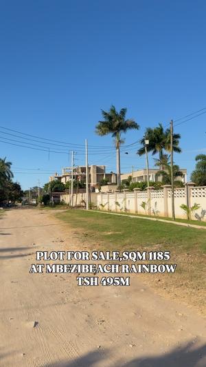 Plot for sale in Mbezi Beach, Dar Es Salaam sqm 1185