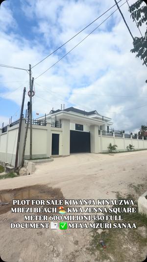 Kiwanja kinauzwa Mbezi Beach, Dar Es Salaam sqm 600 Kiwanja kinauzwa Mbezi Beach, Dar Es Salaam sqm 600
