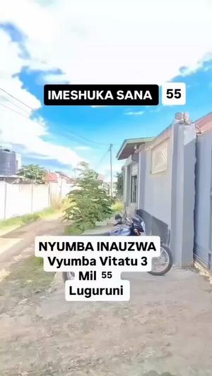 Nyumba ya vyumba vitatu inauzwa Mbezi Luguruni, Dar Es Salaam (500 sqm) Nyumba ya vyumba vitatu inauzwa Mbezi Luguruni, Dar Es Salaam (500 sqm)