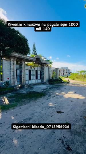 Kiwanja kinauzwa Kibada, Dar Es Salaam sqm 1200