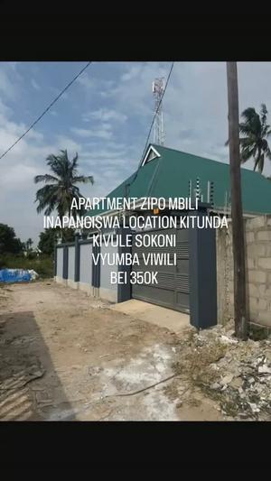 Apartment ya vyumba viwili inapangishwa Kitunda Kivule Sokoni, Dar Es Salaam