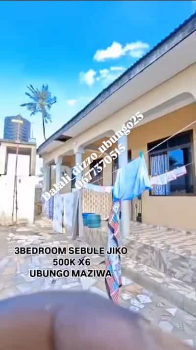 Apartment ya vyumba vitatu inapangishwa Ubungo Maziwa, Dar Es Salaam