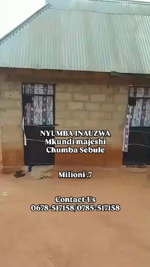 1 Bedroom House for Sale in Mkundi Majeshi, Morogoro 1 Bedroom House for Sale in Mkundi Majeshi, Morogoro