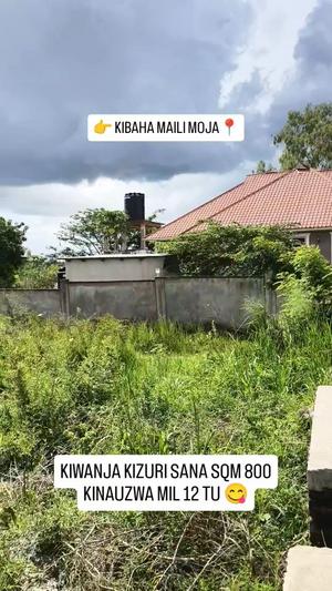 Kiwanja kinauzwa Kibaha Mjini - Maili Moja, Pwani sqm 800