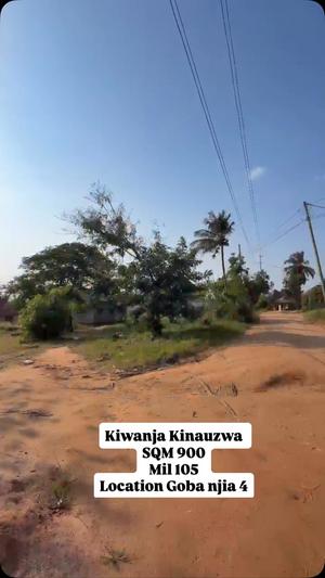 Kiwanja kinauzwa Goba Njia 4, Dar Es Salaam (900 sqm) Kiwanja kinauzwa Goba Njia 4, Dar Es Salaam (900 sqm)