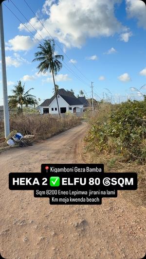 Kiwanja kinauzwa Kigamboni, Dar Es Salaam (2 acre) Kiwanja kinauzwa Kigamboni, Dar Es Salaam (2 acre)