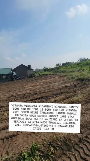 Plots for sale in Kigamboni Mikwambe, Dar Es Salaam sqm 400 Plots for sale in Kigamboni Mikwambe, Dar Es Salaam sqm 400