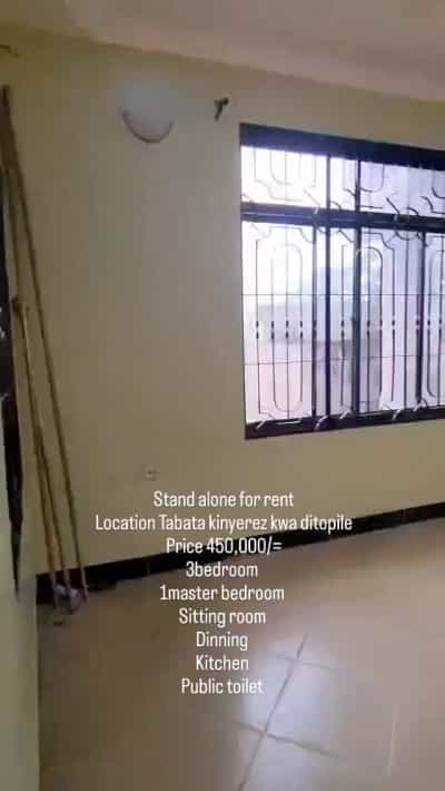 Nyumba ya vyumba vitatu inapangishwa Tabata Kinyerez kw ditopile, Dar Es Salaam Nyumba ya vyumba vitatu inapangishwa Tabata Kinyerez kw ditopile, Dar Es Salaam