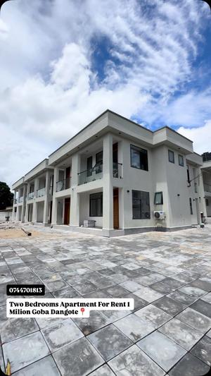 Apartment ya vyumba viwili inapangishwa Goba, Dar Es Salaam