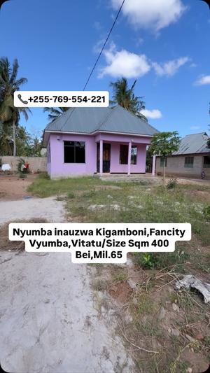Nyumba ya vyumba vitatu inauzwa Kigamboni, Fan City, Dar Es Salaam (400 sqm) Nyumba ya vyumba vitatu inauzwa Kigamboni, Fan City, Dar Es Salaam (400 sqm)