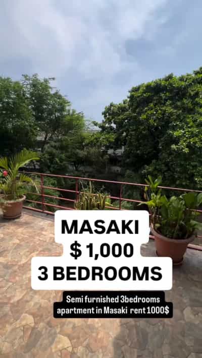 Nyumba/Apartment ya vyumba vitatu inapangishwa Masaki, Dar Es Salaam