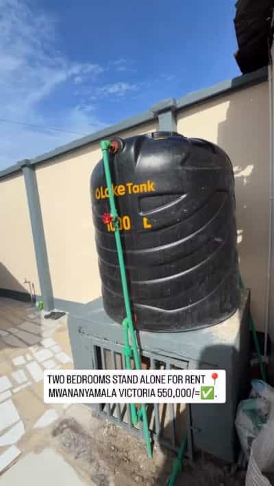 2 Bedrooms House for Rent in Mwananyamala Victoria, Dar Es Salaam