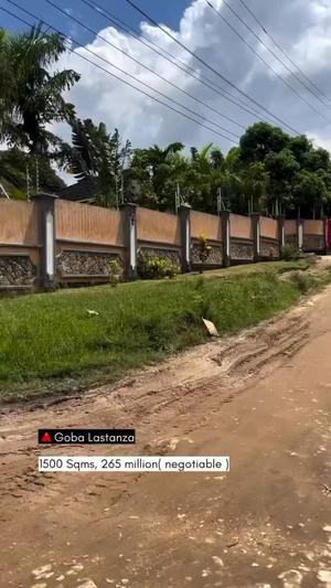 Kiwanja kinauzwa Goba Lastanza, Dar Es Salaam sqm 1500
