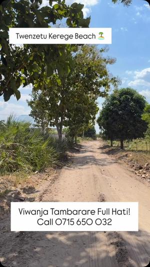 Plots for sale in Kerege Beach, Pwani Plots for sale in Kerege Beach, Pwani