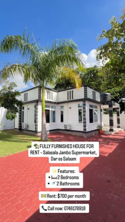 Nyumba (Furnished) ya vyumba viwili inapangishwa Salasala, Dar Es Salaam
